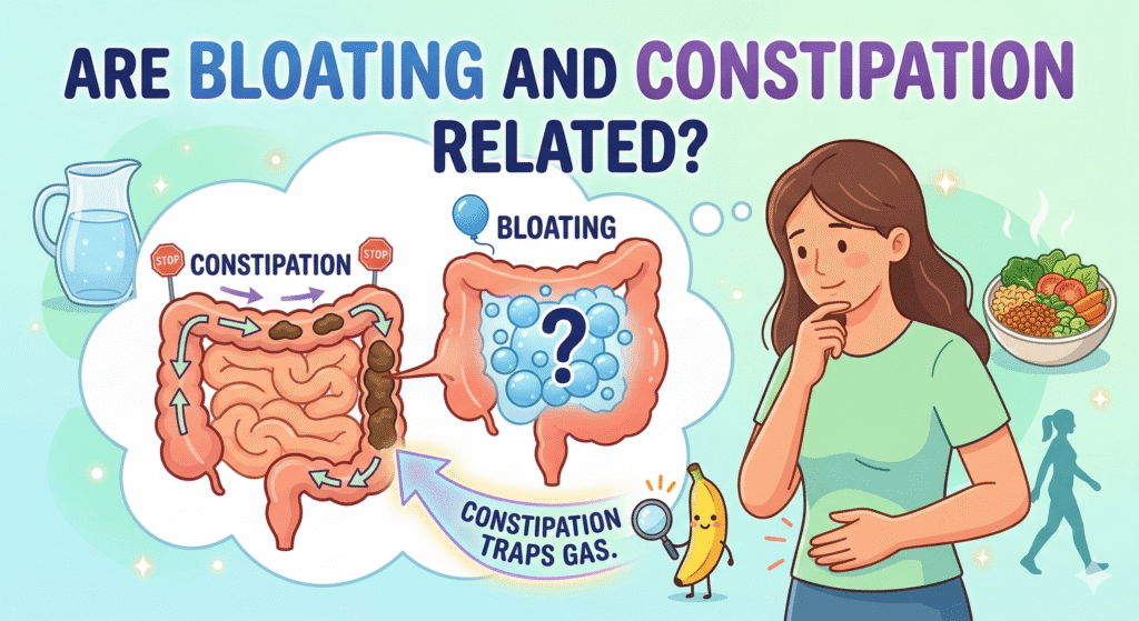 Are bloating and constipation related? Are bloating and constipation related?